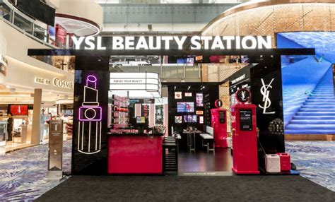 First Ever YSL Beauty Station in Travel Retail Worldwide.